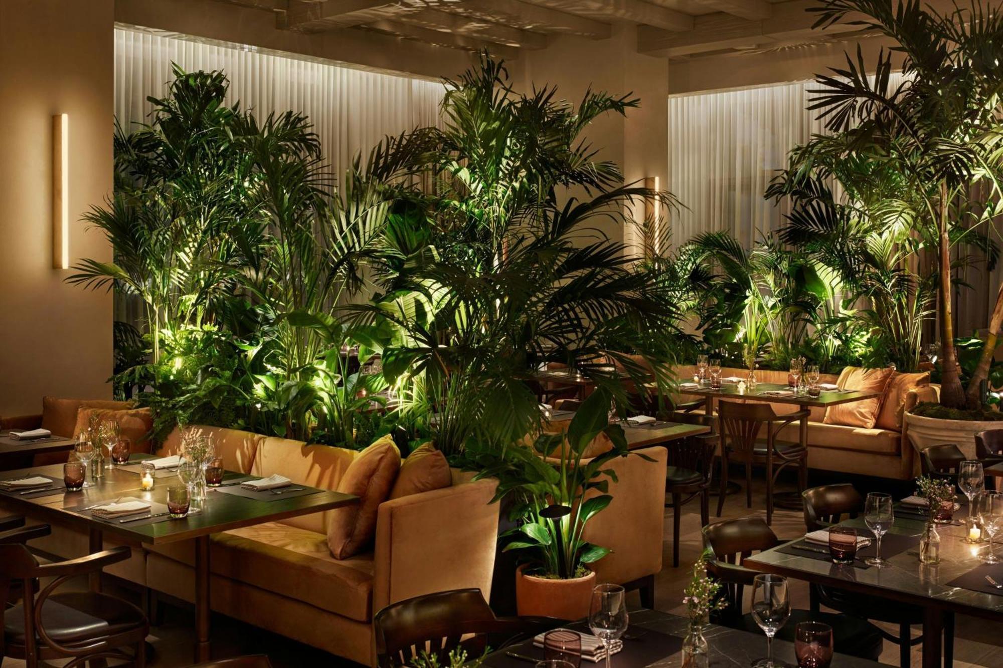 فندق ذا تايمز سكوير إيديشن نيو يورك المظهر الخارجي الصورة The interior of the restaurant